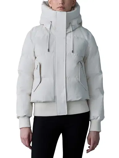 Mackage Women's Nefi Nordic Tech Down Jacket - Cream - Size XL | Thumbnail 3