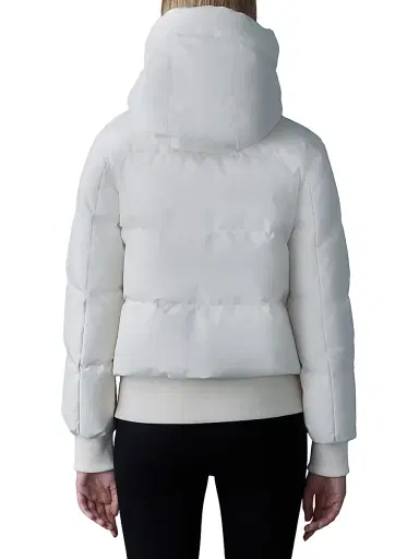 Mackage Women's Nefi Nordic Tech Down Jacket - Cream - Size XL | Thumbnail 5