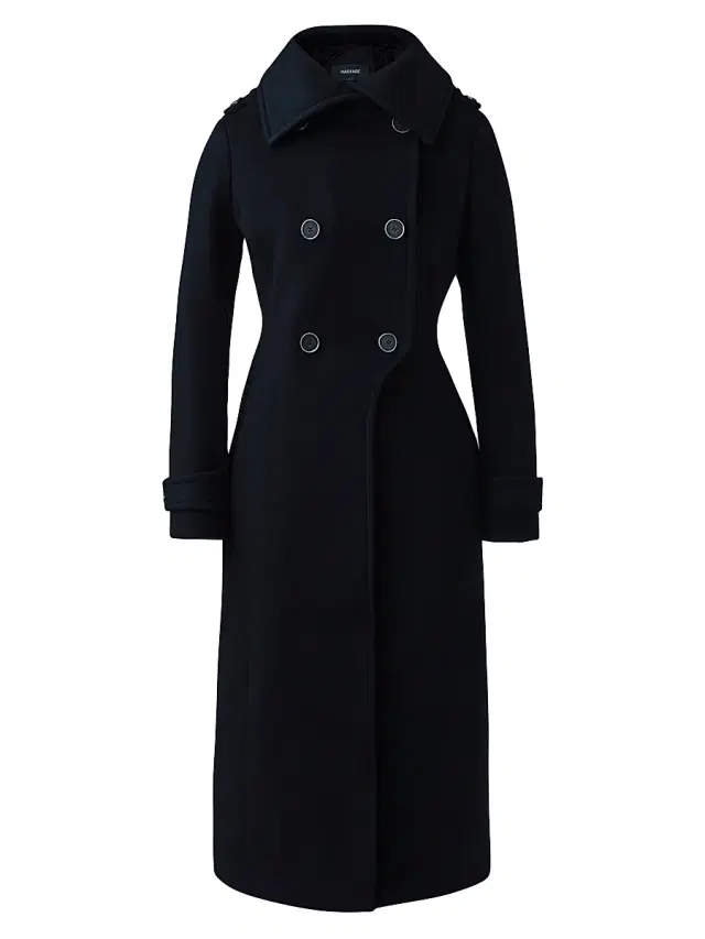 Women's Elodie-Z Wool Peacoat - Black