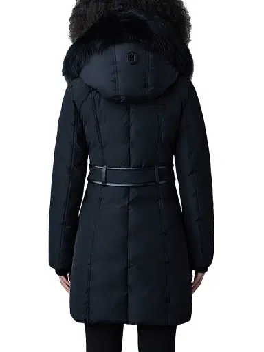 Mackage Women's Kay Shearling-Collar Down Coat - Black - Size XL | Thumbnail 5