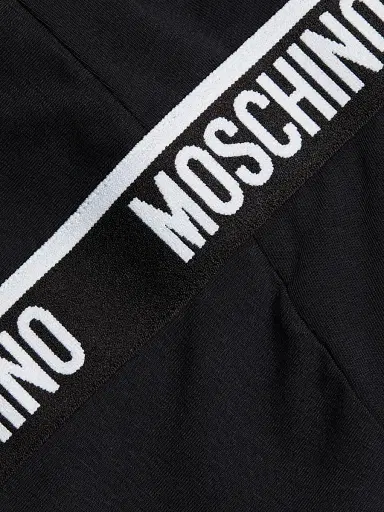 MOSCHINO Women's Mos Under Donna-Velmar T-Shirt - Black - Size Large | Thumbnail 7