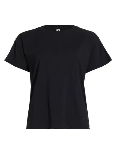 MOSCHINO Women's Mos Under Donna-Velmar T-Shirt - Black - Size Large | Thumbnail 1
