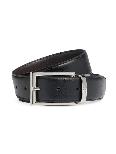 Zegna Men's Reversible Leather Belt | Thumbnail 1