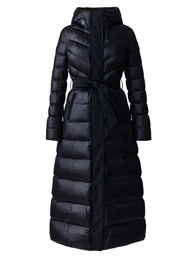 Mackage Women's Calina Hooded Down Puffer Coat - Black