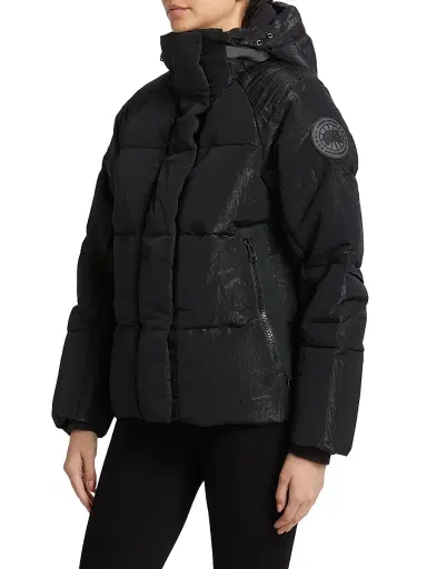 Canada Goose Women's Junction Hooded Jacket - Black - Size Medium | Thumbnail 3
