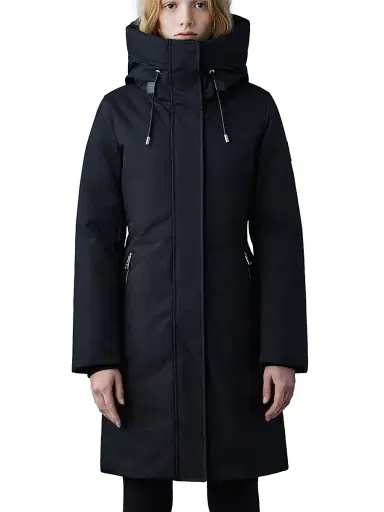 Mackage Women's Shiloh Fitted Down Puffer Coat - Black - Size XL | Thumbnail 3