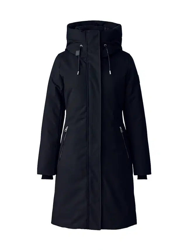 Women's Shiloh Fitted Down Puffer Coat - Black