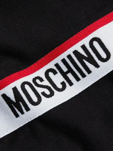 MOSCHINO Women's Mos Under Donna-Velmar Sweatpants - Black - Size Medium | Thumbnail 7