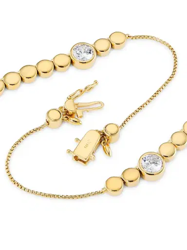 Adriana Orsini Women's Basel 18K Gold-Plated & Cubic Zirconia Station Necklace - Gold | Thumbnail 3 Adriana Orsini Women's Basel 18K Gold-Plated & Cubic Zirconia Station Necklace - Gold | Thumbnail 3