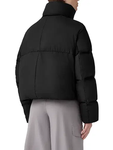 Canada Goose Women's Garnet Crop Puffer Jacket - Black - Size Medium | Thumbnail 5