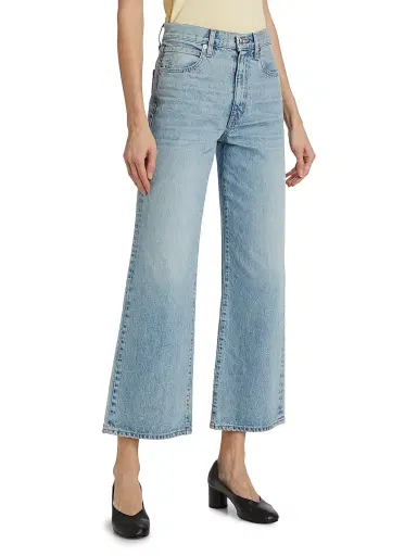 SLVRLAKE Women's Grace Wide-Leg Ankle Jeans | Thumbnail 4 SLVRLAKE Women's Grace Wide-Leg Ankle Jeans | Thumbnail 4