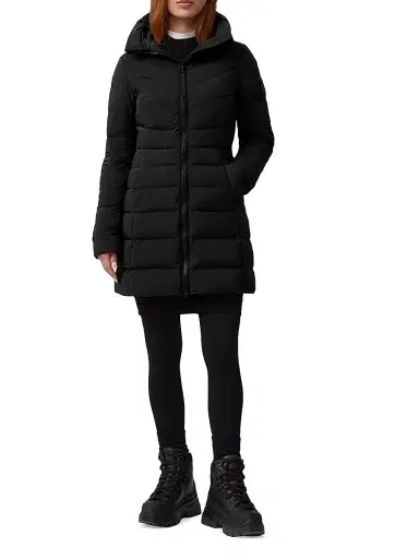 Canada Goose Women's Clair Quilted Coat - Black | Thumbnail 2