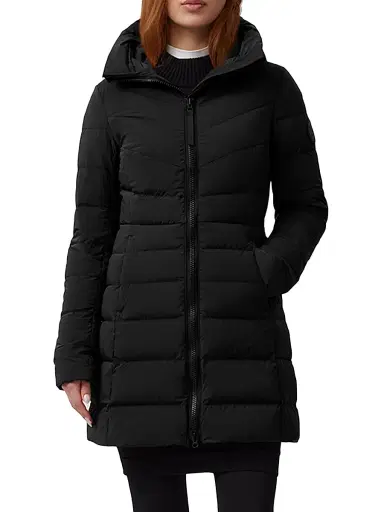 Canada Goose Women's Clair Quilted Coat - Black | Thumbnail 3