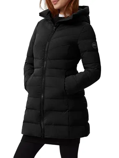 Canada Goose Women's Clair Quilted Coat - Black | Thumbnail 4