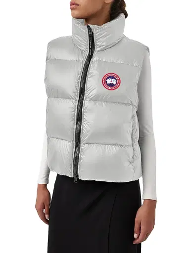 Canada Goose Women's Cypress Puffer Vest - Silver Birch - Size XS | Thumbnail 4