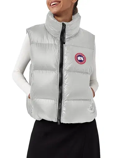 Canada Goose Women's Cypress Puffer Vest - Silver Birch - Size XS | Thumbnail 5