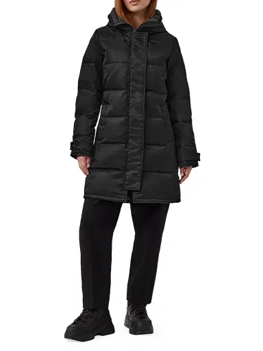 Canada Goose Women's Shelburne Down-Quilted Parka - Black - Size XS | Thumbnail 2
