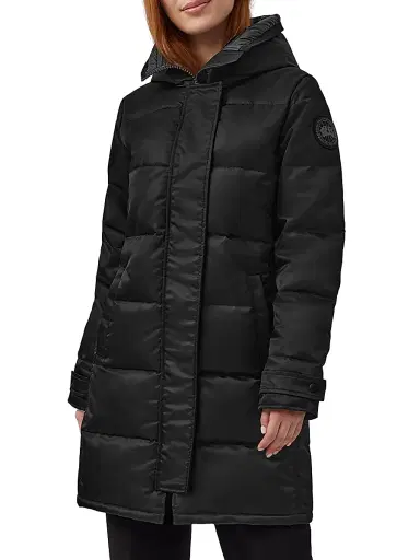 Canada Goose Women's Shelburne Down-Quilted Parka - Black - Size XS | Thumbnail 4