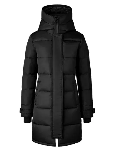 Canada Goose Women's Shelburne Down-Quilted Parka - Black - Size XS | Thumbnail 1