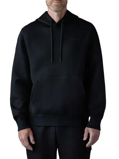 Mackage Men's Krystian Double-Face Jersey Hoodie - Black - Size Small | Thumbnail 3 Mackage Men's Krystian Double-Face Jersey Hoodie - Black - Size Small | Thumbnail 3