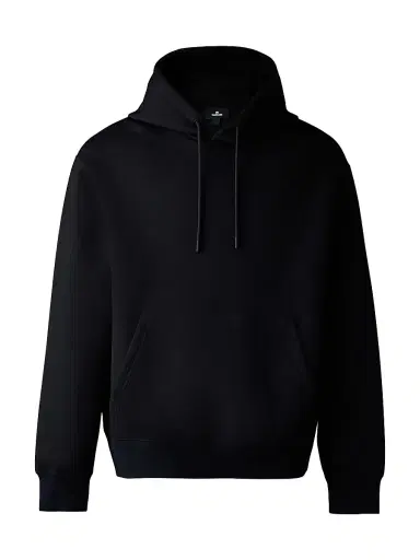 Mackage Men's Krystian Double-Face Jersey Hoodie - Black - Size Small | Thumbnail 1 Mackage Men's Krystian Double-Face Jersey Hoodie - Black - Size Small | Thumbnail 1