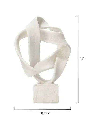 Jamie Young Co. Intertwined Decorative Resin Object - Off White | Thumbnail 2