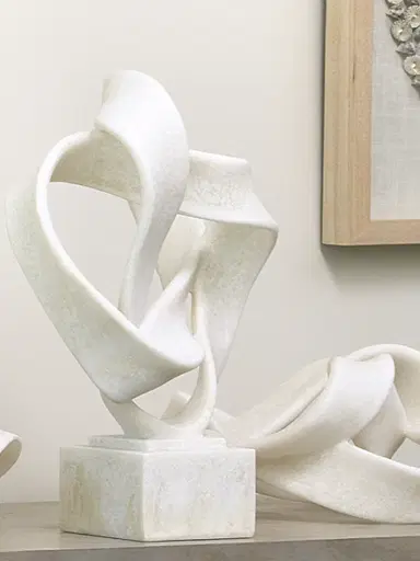 Jamie Young Co. Intertwined Decorative Resin Object - Off White | Thumbnail 4