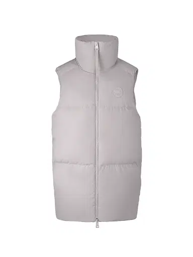 Canada Goose Women's Garnet Oversized Down Vest - Moonstone Grey - Size Small | Thumbnail 1 Canada Goose Women's Garnet Oversized Down Vest - Moonstone Grey - Size Small | Thumbnail 1