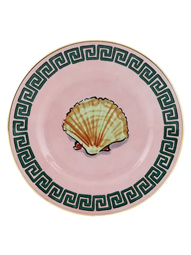 Il Viaggio Di Nettuno Bread Plate - Orange