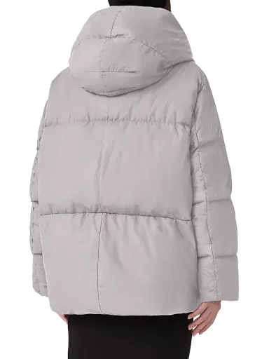 Canada Goose Women's Garnet Oversized Down Puffer Jacket - Moonstone Grey - Size Medium | Thumbnail 5