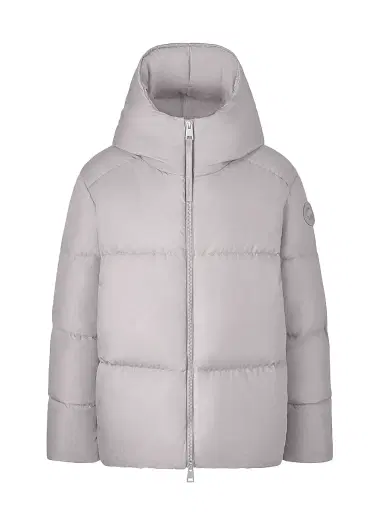 Canada Goose Women's Garnet Oversized Down Puffer Jacket - Moonstone Grey - Size Medium | Thumbnail 1