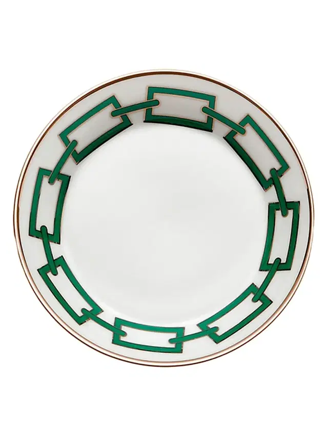 Ginori 1735 Catene Tea Saucer - Green
