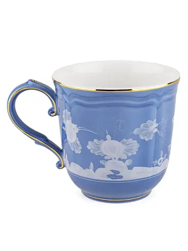 Ginori 1735 Oriente Italiano Gold-Rimmed Mug - Porpora | Thumbnail 2