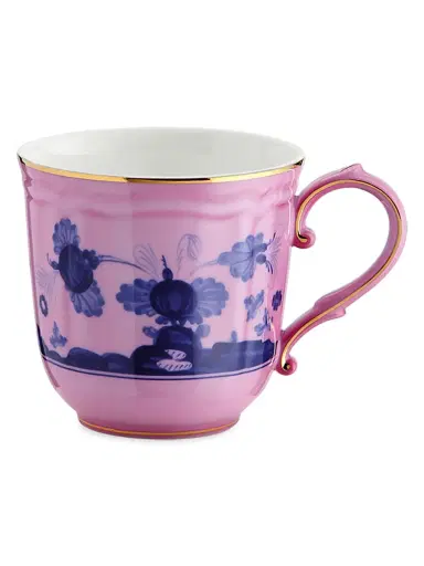Ginori 1735 Oriente Italiano Gold-Rimmed Mug - Porpora | Thumbnail 4