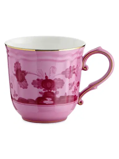 Ginori 1735 Oriente Italiano Gold-Rimmed Mug - Porpora | Thumbnail 5
