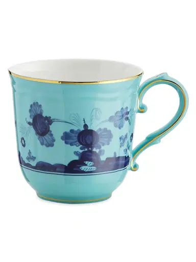 Ginori 1735 Oriente Italiano Gold-Rimmed Mug - Porpora | Thumbnail 1
