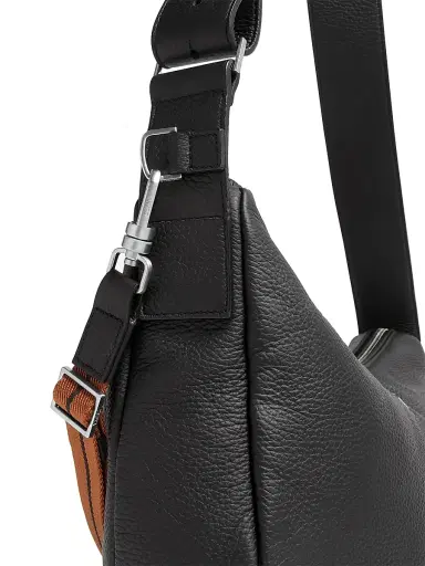 Zegna Men's Deerskin Hobo Panorama Mini Bag | Thumbnail 4