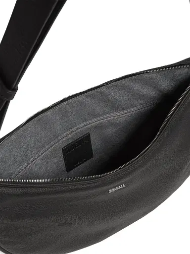 Zegna Men's Deerskin Hobo Panorama Mini Bag | Thumbnail 5