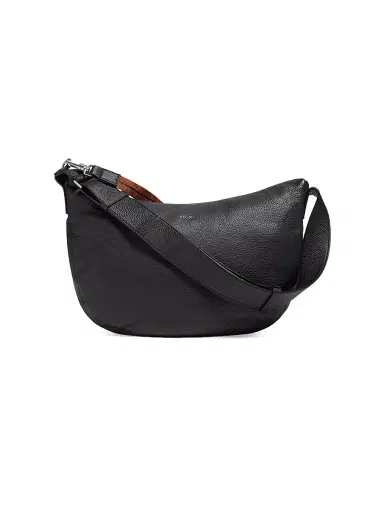 Zegna Men's Deerskin Hobo Panorama Mini Bag | Thumbnail 1