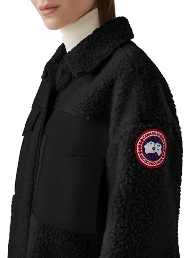 Canada Goose Women's Simcoe Sherpa Shirt Jacket - Black - Size Small | Thumbnail 7 Canada Goose Women's Simcoe Sherpa Shirt Jacket - Black - Size Small | Thumbnail 7
