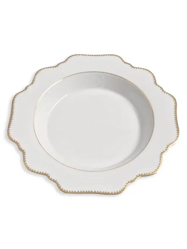Simply Anna Rimmed Soup Bowl