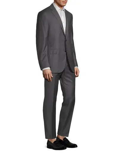CORNELIANI Men's Classic Wool Suit | Thumbnail 3 CORNELIANI Men's Classic Wool Suit | Thumbnail 3