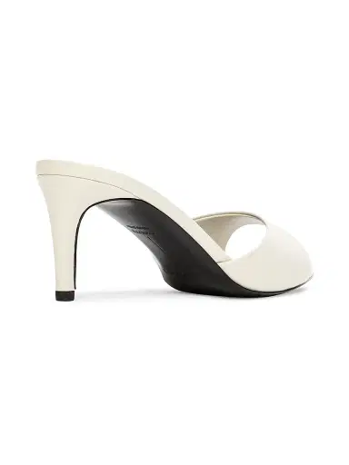 Black Suede Studio Women's Freddie 65MM Leather Mules - Coconut Nappa - Size 12 | Thumbnail 4 Black Suede Studio Women's Freddie 65MM Leather Mules - Coconut Nappa - Size 12 | Thumbnail 4