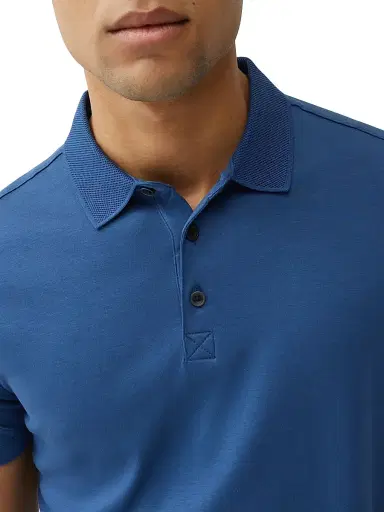 Robert Barakett Men's Georgia Polo Shirt - Poseidon - Size Small | Thumbnail 4