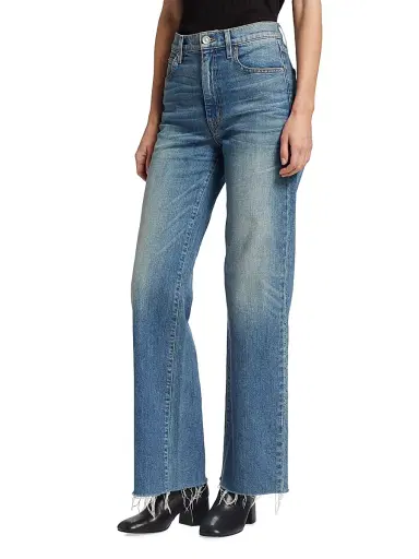 SLVRLAKE Women's Grace High-Rise Stretch Wide-Leg Jeans | Thumbnail 4 SLVRLAKE Women's Grace High-Rise Stretch Wide-Leg Jeans | Thumbnail 4