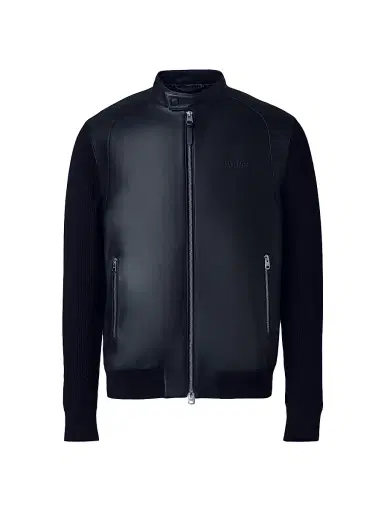 Mackage Men's Dominic Knit Mixed-Media Jacket | Thumbnail 1 Mackage Men's Dominic Knit Mixed-Media Jacket | Thumbnail 1