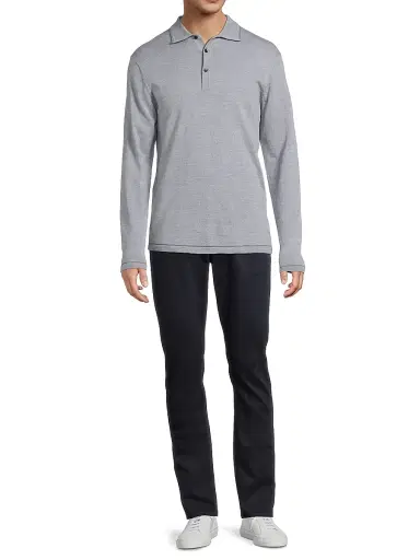 Robert Barakett Men's Linear 5-Pocket Pants - Navy - Size 38 | Thumbnail 2