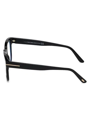 Tom Ford Women's 50MM Geometric Blue Block Optical Glasses - Shiny Black | Thumbnail 3 Tom Ford Women's 50MM Geometric Blue Block Optical Glasses - Shiny Black | Thumbnail 3