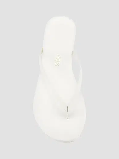TKEES Women's Solids Leather Flip Flops - White - Size 11 | Thumbnail 5 TKEES Women's Solids Leather Flip Flops - White - Size 11 | Thumbnail 5