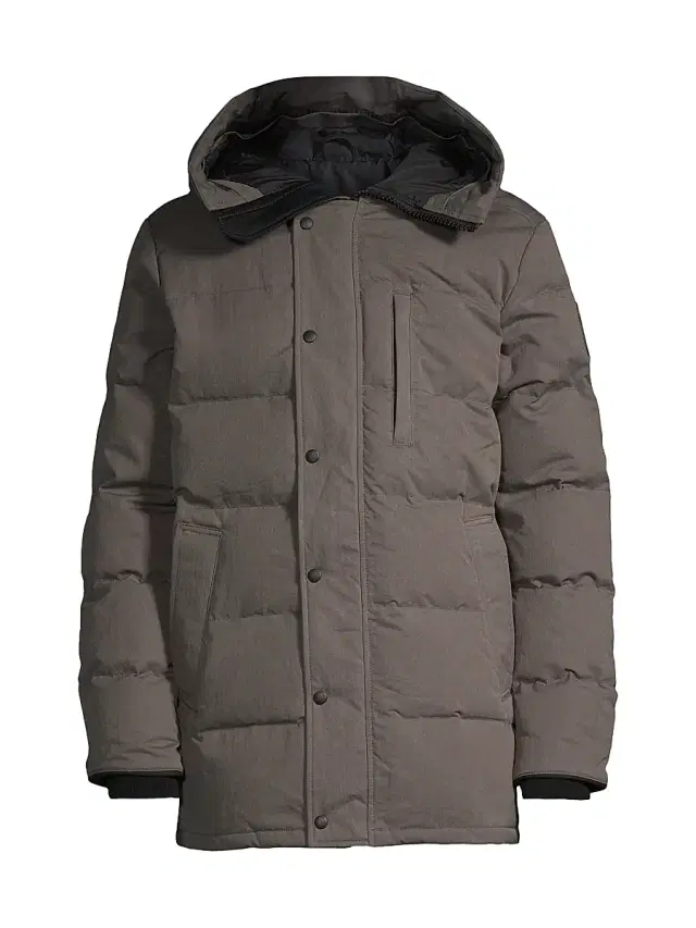 Canada Goose Men's Carson Down Slim-Fit Parka - Coastal Grey